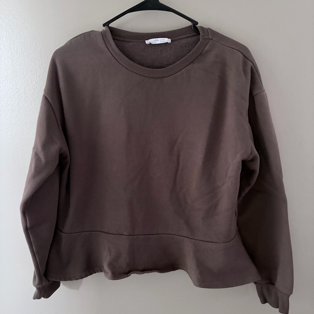 Zara Women’s Peplum Medium Sweatshirt - Picture 3 of 7